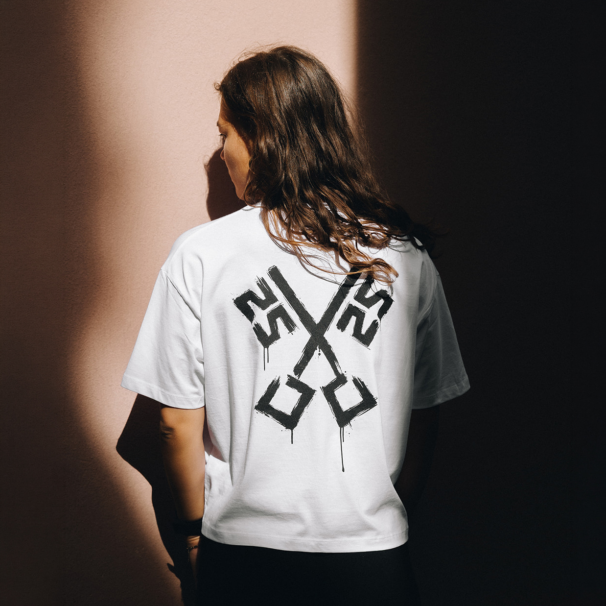 Women Cropped Shirt 'Keys'