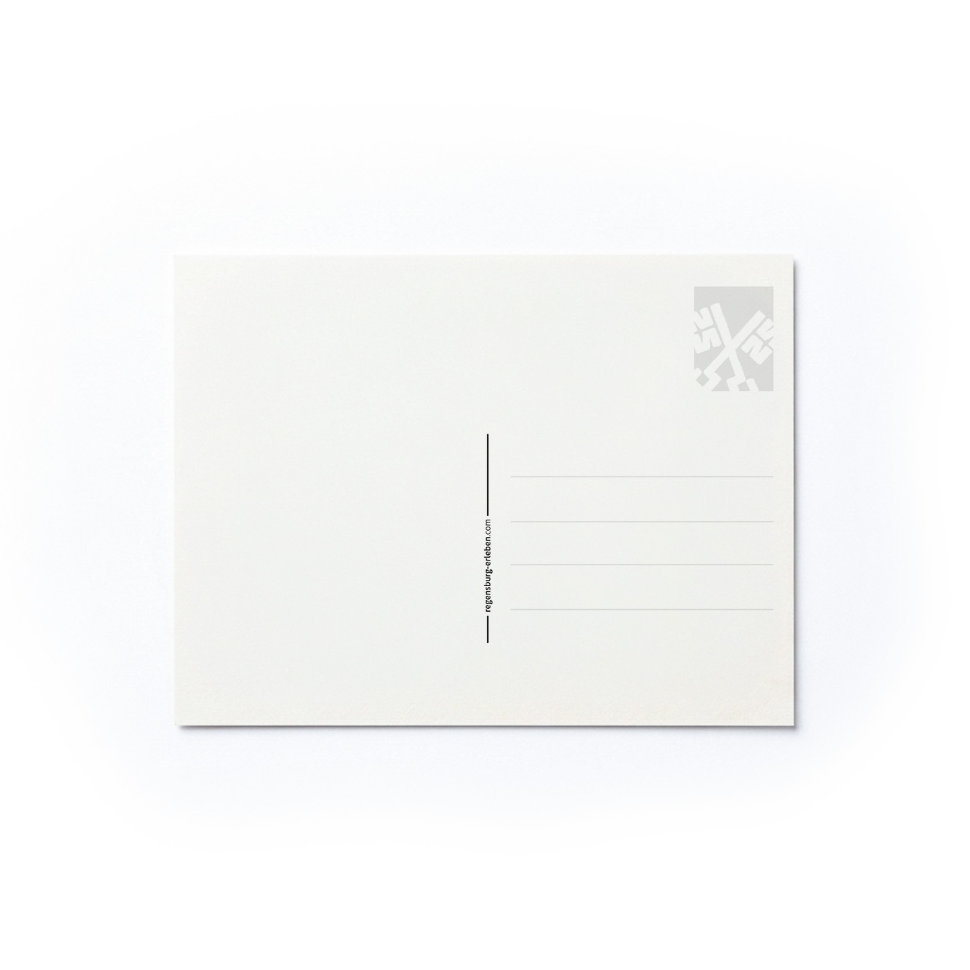 Postkarte Stadtillustration Regensburg